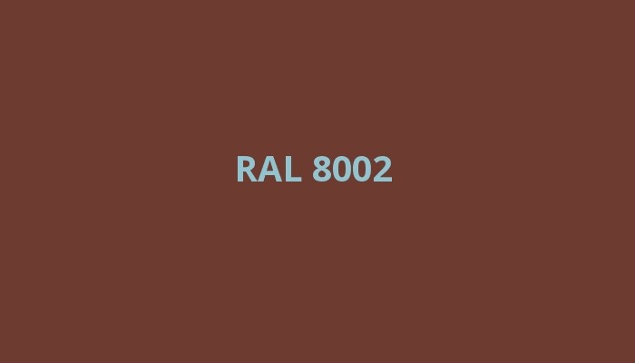 RAL 8002 - Signální hnědá